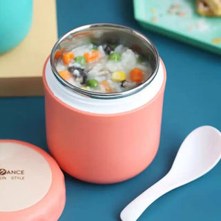 Portable Thermos Lunch Box 304 Stainless Steel Container Food Insulation Soup Cup Children Thermos Sealed Leak-proof Lunch Box