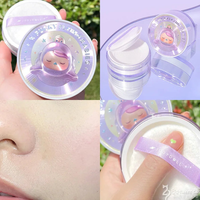 TT One Piece Dropshipping JudydoLL Mart Joint Name Light Fog Soft Focus Powder Face Powder Oil Control Powder Finishing Makeup