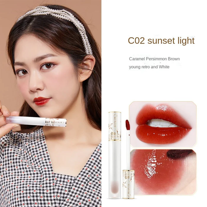 TT Catkin Floating Dream Mirror Water Glass Lip Lacquer Niche Brand Female Student Cheap Lipstick Lip Gloss Lip Gloss