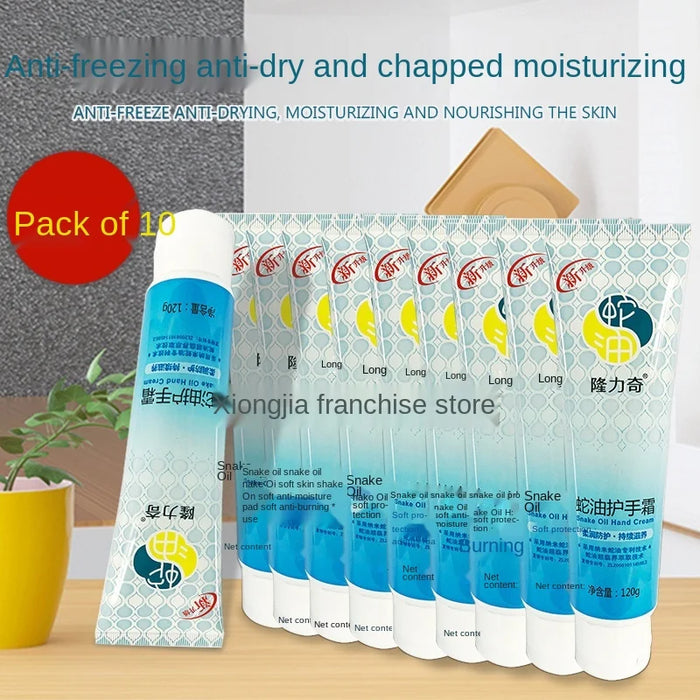 TT Longliqi Hand Cream 120g Autumn and Winter Anti-Freezing Anti-Chapping Nourishing Moisturizing Hydrating Men 3 pcs