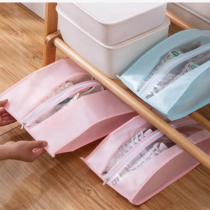 Business Trip Zipper Dustproof Shoe Bag Slippers Shoe Storage Bag Debris Dust Cover Storage Bag Waterproof Shoes Covers Bags