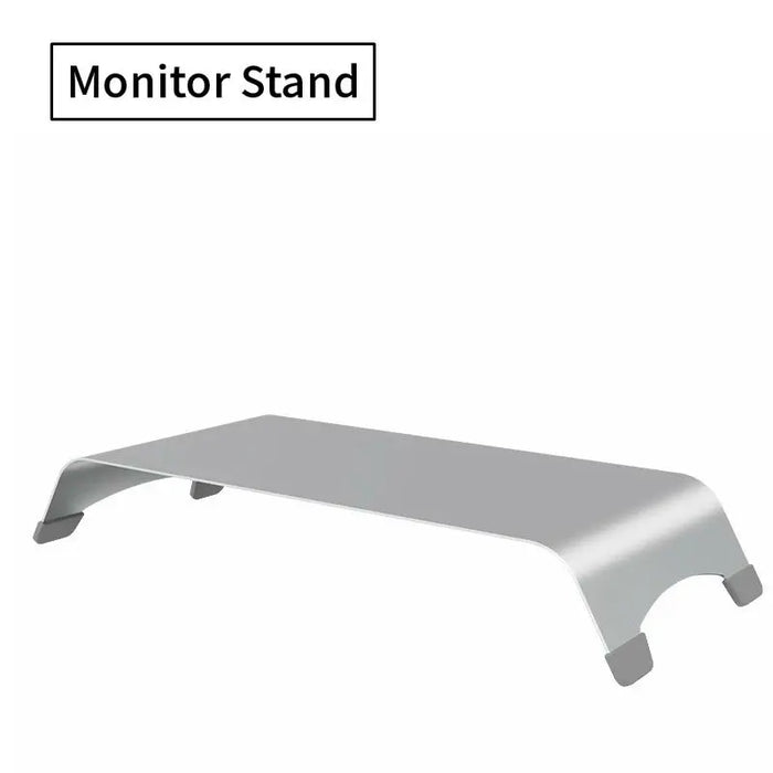 Universal Monitor Stand Holder Aluminum Alloy Laptop TV PC Monitor Stand Bracket Organizer Home Office Desktop Monitor Riser