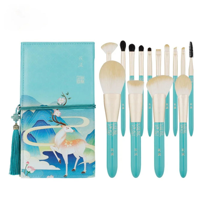 Cy Shangxinlian Famous Makeup Brush Gift Box 14 Animal Hair Professional Brush Pack Free Shipping