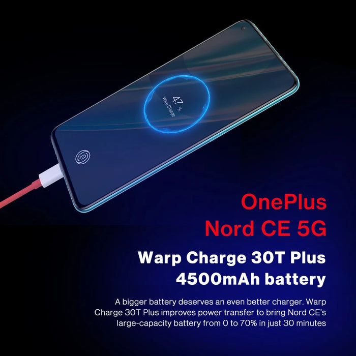 OnePlus Nord CE 5G Smartphone 8GB 128GB & 12GB 256GB Snapdragon 750G Warp Charge 30T Plus OnePlus Official