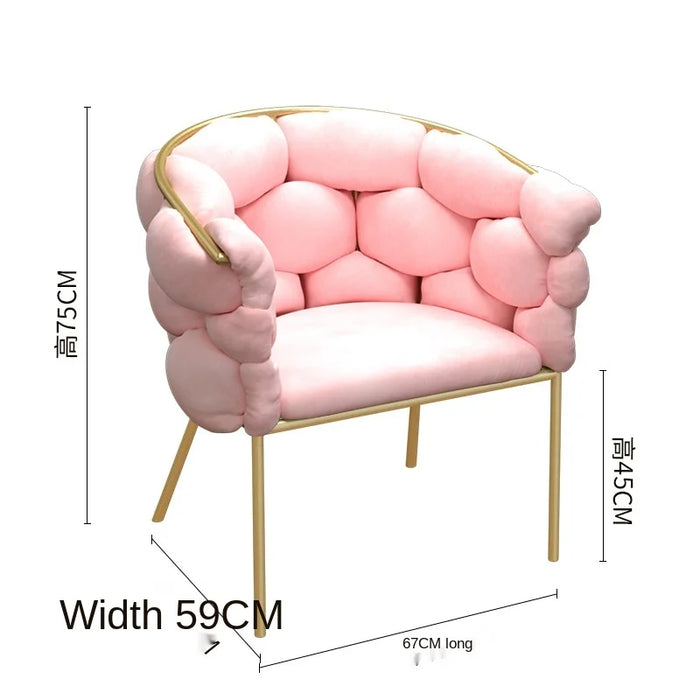 TT Nordic Single-Seat Sofa Chair Simple Modern Designer Armchair Balcony Leisure Chair Light Luxury Creative