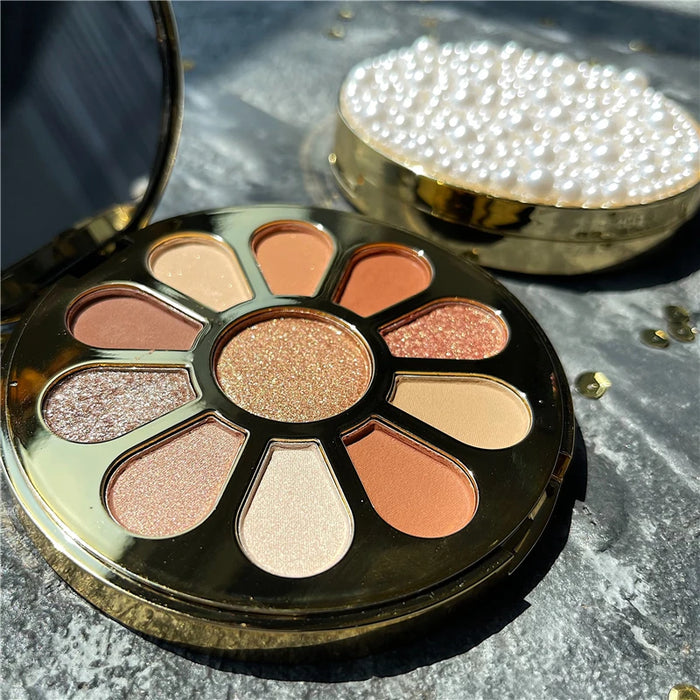 TT Streamer Pearl Eye Shadow Plate Summer 2021 New Large Color Fresh Niche Brand Glitter Good-looking