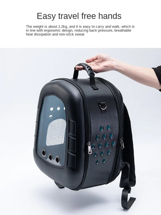 TT Cat Bag Pet Outing Portable Cat and Dog Large Transparent Bag Space Capsule Portable Backpack