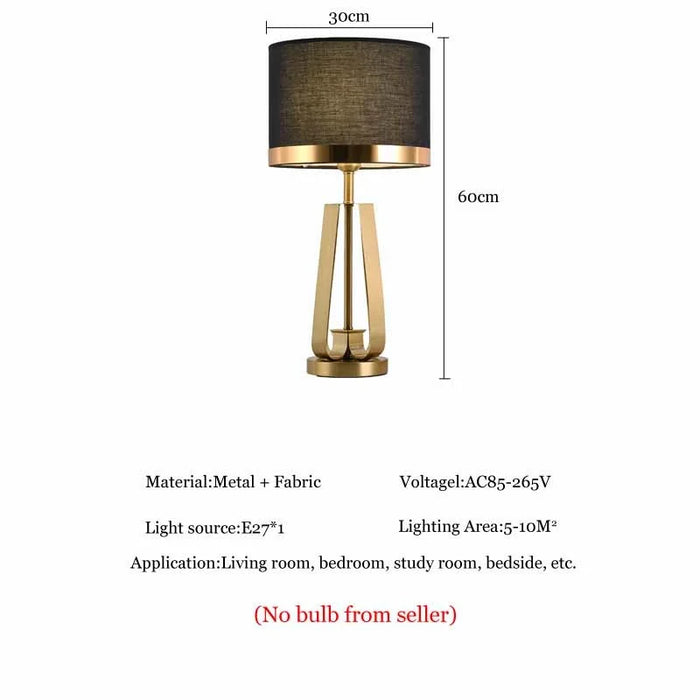 Nordic Modern Living Room Table Lamp Black white Hotel Room Bedroom Study Table Lamp Modern Decoration Model Room Desk Lamp