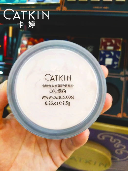 TT Catkin Luxury Smooth Lasting Finishing Powder Fine Soft Silky Long Lasting Brightening Oil Control Powder FacePowder Conceale