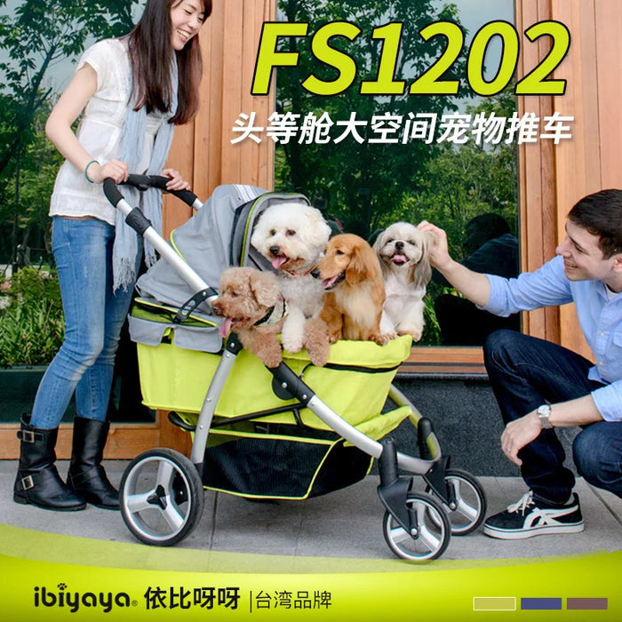 TT Dog Stroller Pet plus-Sized Can Hold More than Poodle Cat Folding Fs1202 First Class Cabin