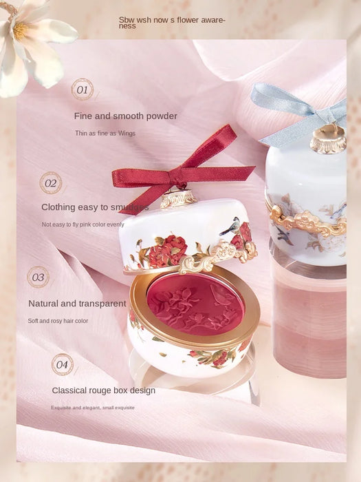 Cy Flower Know New Flower God Relief Blush Delicate Natural Vitality Girl Look White and Look Good Free Shipping