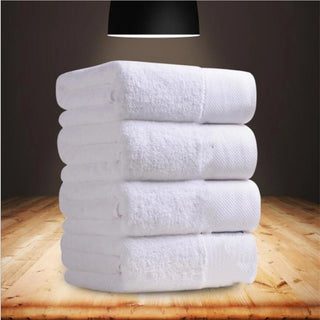 New 40X80CM White Pure Cotton Towel Adult Washing Face Bath Hotel Pure Cotton Men And Women SPA Soft Absorbent Lint-Free Towels