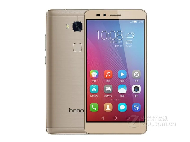 Original Honor 5X 4G LTE Smart Phone 13.0MP Snapdragon 615 5.5" Screen 1920x1080 Android 5.1 Fingerprint Dual Sim Google Play