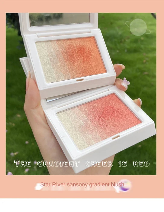 CY Gradient Blush Natural Highlight Repair Complexion Improvement Matte Thin and Glittering Free Shipping