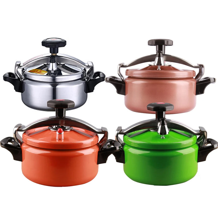 Household Aluminum Pressure Cooker 2/3L Explosion-Proof Pot Kitchen Soup Pot High Elevation Cookware Outdoor Camping Gas Stove