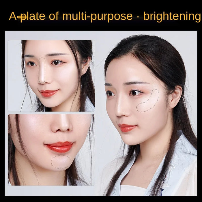 zqHighlighting Powder Nose Shadow Repair Highlight Natural Brightening Skin Color Shadow Powder Repair Three-Dimensional Outline