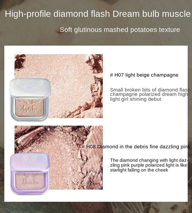 GY KEWPIE Angel Highlight Powder Contour Compact Fairy Glitter