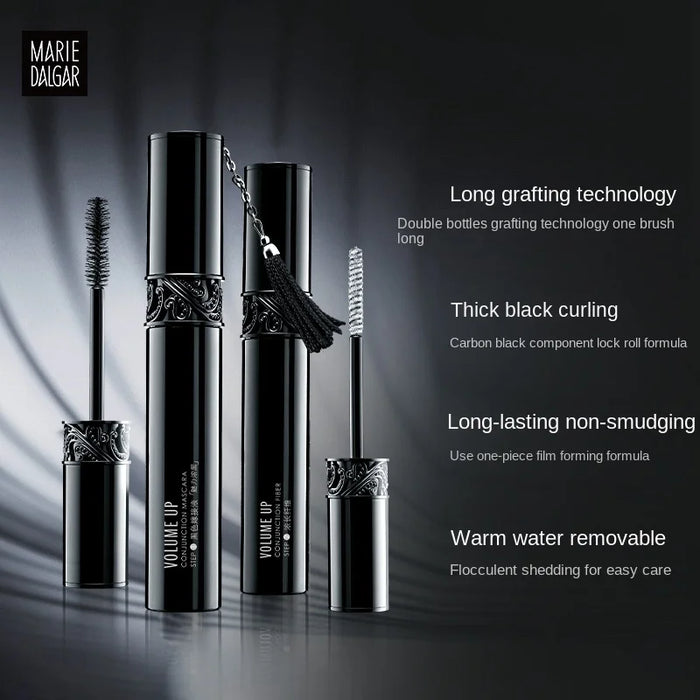 TT MARIE DALGAR Black Tassel Mascara Female Base Waterproof Long Curling Styling Liquid Not Easy to Smudge