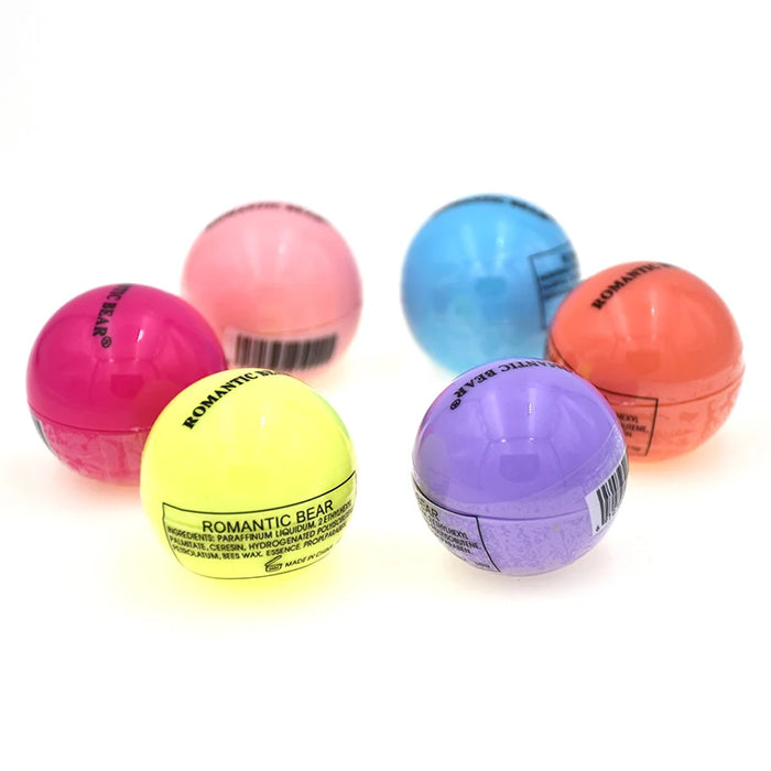 6Pcs/Pack Ball Lip Balm Moisturizing Cute Sweet Tone Up CC Balm Lipstick Makeup Lip Tint Fresh And Moist Cosmetics New Arrival