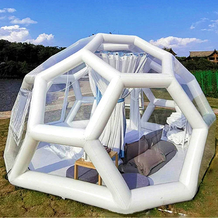 3/4/5m Football Structure Inflatable Bubble Lodge Tent Hotel Room Large Luxury Igloo Dome casa de campaña,Inflatable Garden Tent