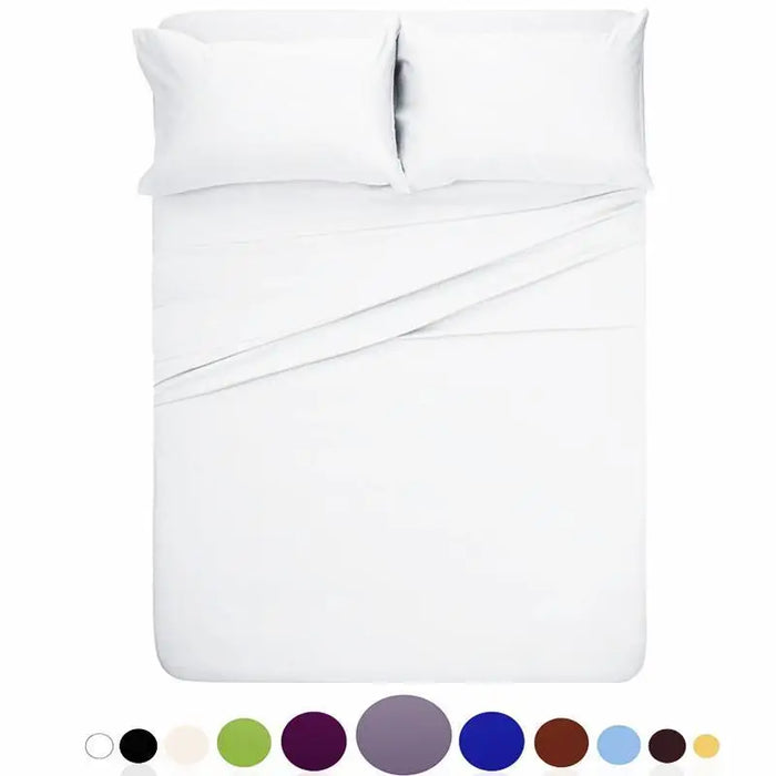 45 Super Silky Soft - 1500 Thread Count Egyptian Quality Luxurious Wrinkle, Fade, Stain Resistant bedsheet set sheet set