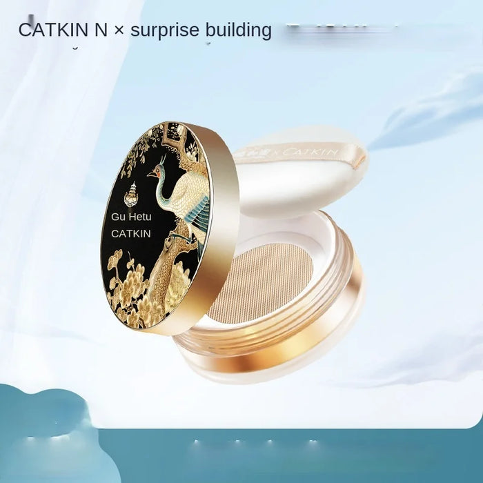 TT Catkin Jinque Tian-Tsui Light Smoke Powder Makeup Skin Care Losse Powder Lonroof Sweat-Proof Cg Lasting Oil Control