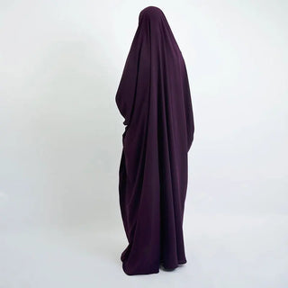 One Piece Prayer Garment Ramadan Muslim Women Jilbabs Hooded Abaya Full Cover Hijab Long Dress Niqab Islamic Dubai Modest Robe