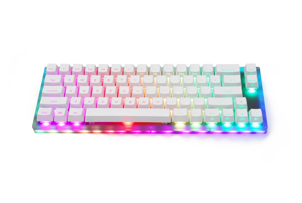 Womier k66 Custom Mechanical Keyboard Kit 65% 66 PCB CASE hot swappable switch support lighting effects with RGB switch led