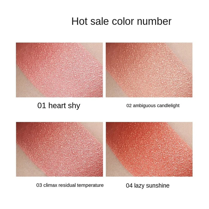 CY CARSLAN Three-Dimensional Shimmer Blush Highlight Repair Makeup Palette Nude Makeup Natural Three-in-One Free Shipping