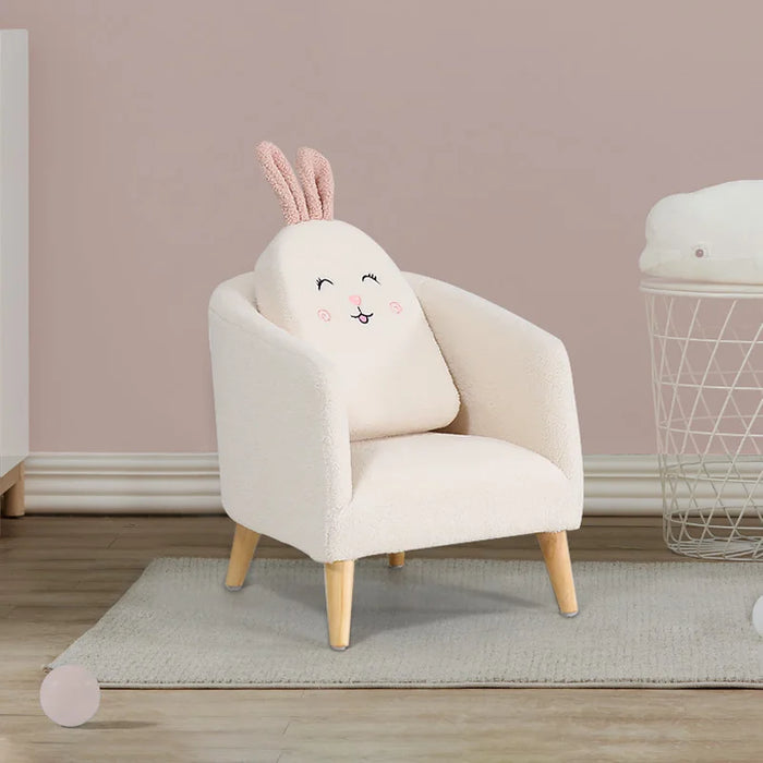 CX Children's Sofa Seat Nordic Bunny Couch Cartoon Cute Armchair