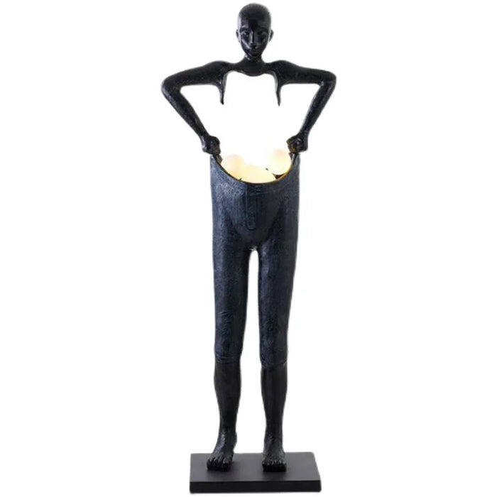 TT Home Decoration Light Luxury Abstract Character Holding Ball Sales Office Shopping Mall Hotel Hall Body Sculpture Decoration