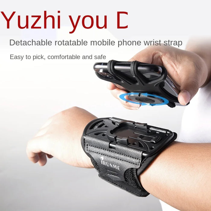 TT Detachable Rotating Sports Mobile Phone Wrist Strap Running Arm Bag Driving Take-out Navigation Bracket