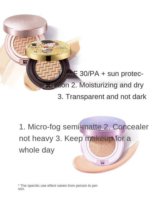 CY CARSLAN Air Cushion Moisturizing Concealer and Moisturizer Oil Control Liquid Foundation Long-Lasting Makeup Free Shipping