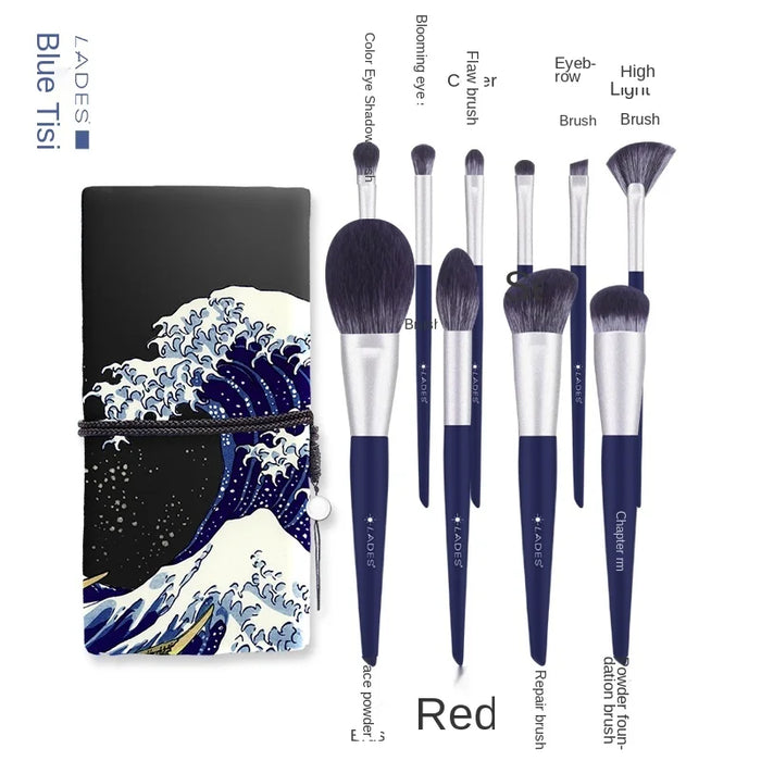 TT New Bihai Chaosheng Series Makeup Brush Kit for the Novice Face Powder Eye Shadow Brush Novice Beauty Tools