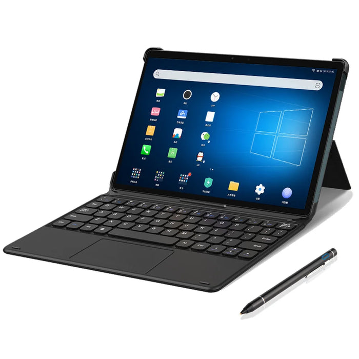 New  10.1 inch 2 in 1 Tablet  Laptop MT6771 p60 8 cores HD Drawing pen Tablets 4G lte with keyboard dual sim card TYPE-C