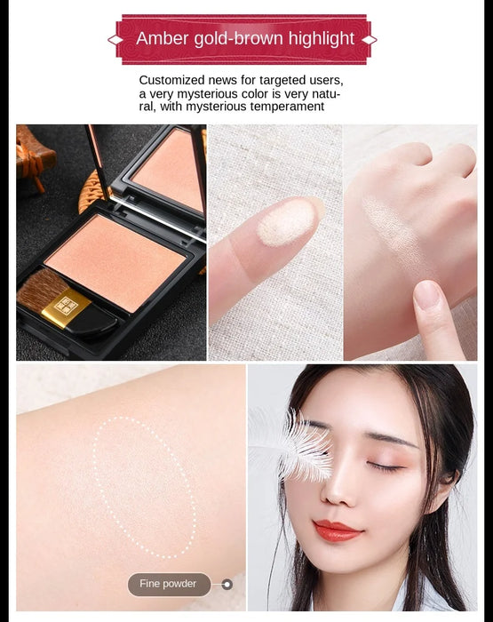 zqHighlighting Powder Nose Shadow Repair Highlight Natural Brightening Skin Color Shadow Powder Repair Three-Dimensional Outline