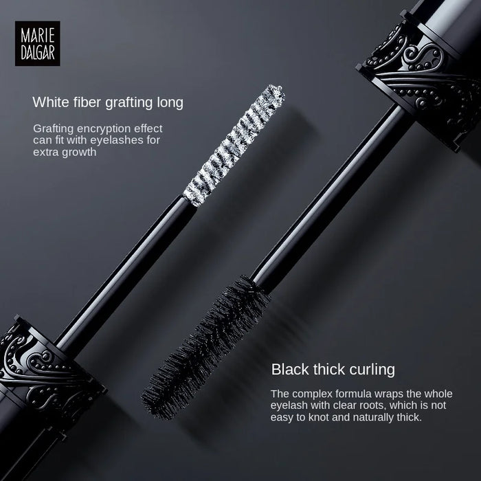 TT MARIE DALGAR Black Tassel Mascara Female Base Waterproof Long Curling Styling Liquid Not Easy to Smudge