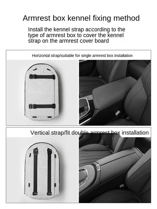 TT Car Central Control Car Kennel Armrest Box Middle Pet Bed Safety Seat Removable and Washable