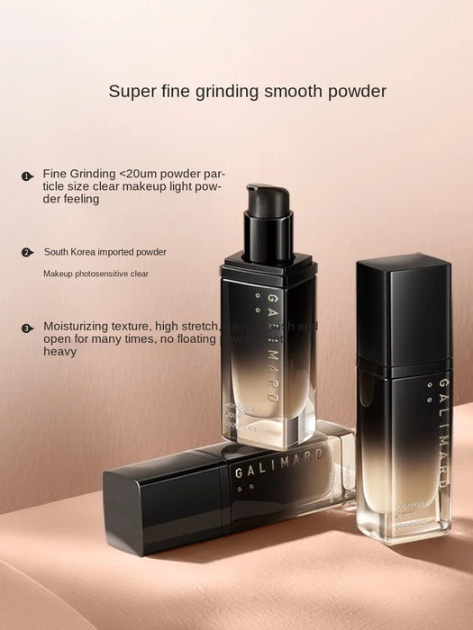 zq  Black Diamond Liquid Foundation Moisturizing Skin Care Smear-Proof Makeup Moisturizing Dry Skin Concealer