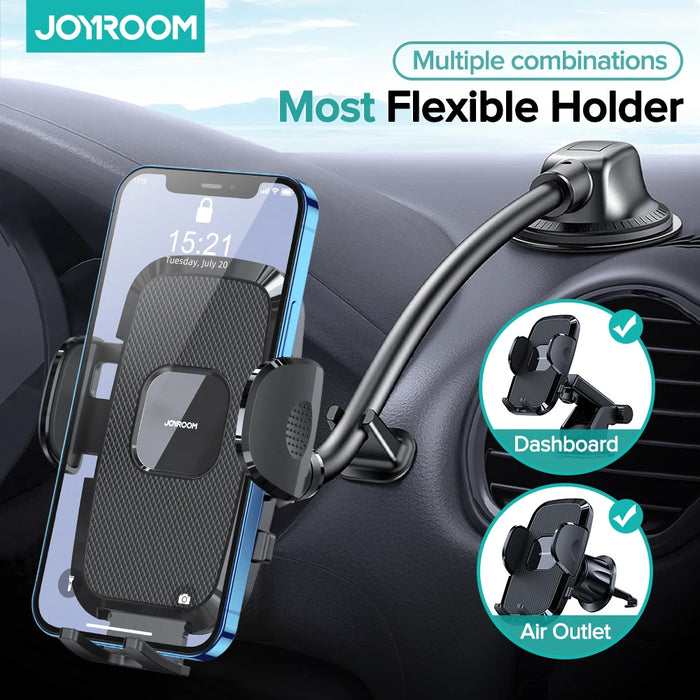 Dashboard Car Phone Holder for Car 360 Long Arm Universal Handfree Auto Windshield Air Vent Car Phone Mount Mobile Phone Support
