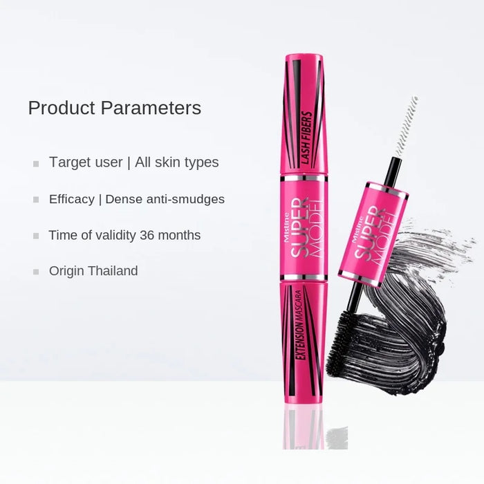 TT Double-Headed Mascara Extremely Fine Bruch Head Waterproof Not Smudge