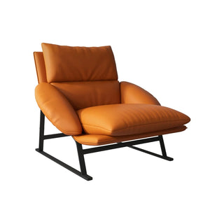 TT Living Room Single-Seat Sofa Chair Minimalist Designer Lazy Leather Chair Modern Balcony Armrest Leisure Chair