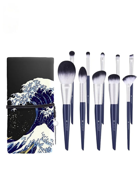 TT New Bihai Chaosheng Series Makeup Brush Kit for the Novice Face Powder Eye Shadow Brush Novice Beauty Tools