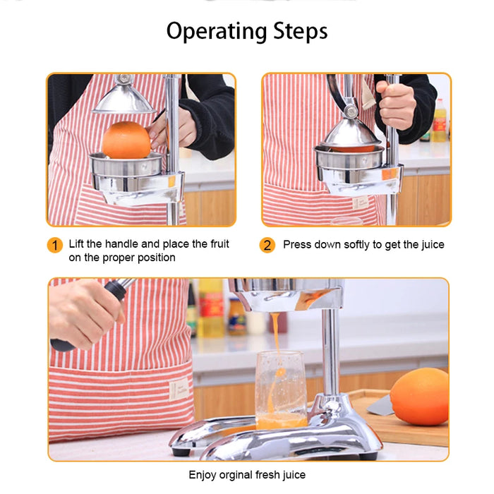 Stainless Steel press juicer squeezer citrus lemon orange  pomegranate fruit juice extractor commercial or household