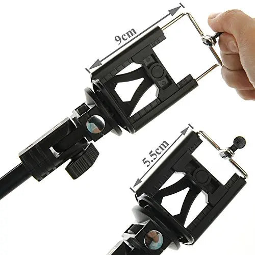 Selfie Stick for GoPro Professional Adjustable Telescoping Handheld Monopod Pole Extendable Hand Grip with Tripod & Screw