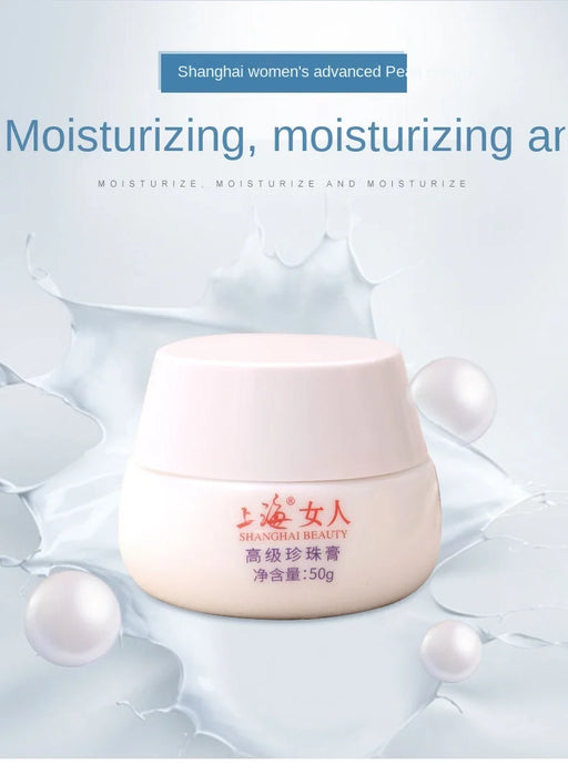 TT Shanghai Women's Senior Pearl Cream Vanishing Cream 50G Brightening Skin g Moisturizing and Nourishing WoColor Hydratinmen's