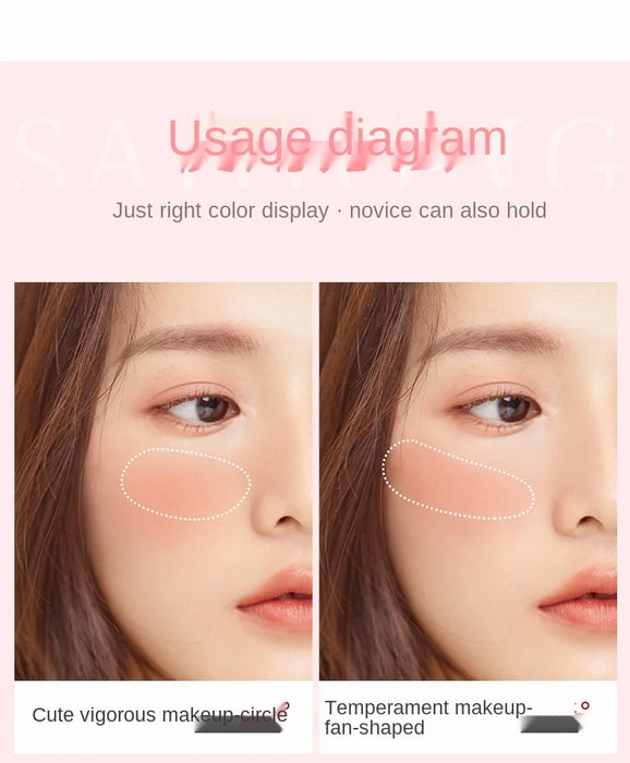 zq Trendy Blush 3.2 G/box Highlight Repair Monochrome Makeup Palette Nude Makeup Natural Beginner