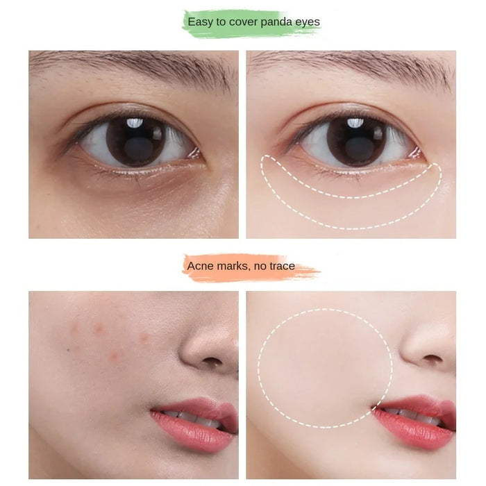 GY Five-Color Concealer Plate Cover Fleck Facial Acne Marks Dark Circles and Tears Groove