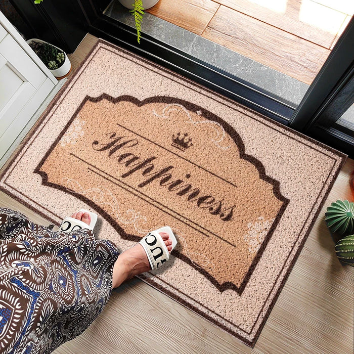 Indoor Outdoor Doormat Resist Dirt Trapper Rugs Washable Non-slip Rubber Rug for Hallway Waterproof Easy Clean Carpet Entryway