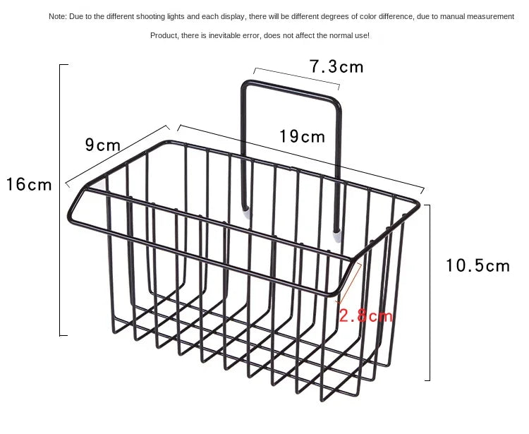 zq  Kitchen Drain Basket Iron Dishcloth Storage Rack Wall Hanging Multi-Functional Hanging Basket Free Shipping